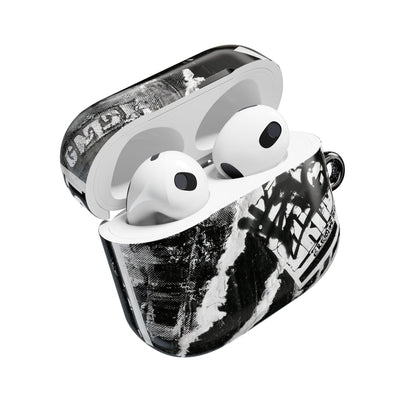 Underground Punk Collage · Hard Case for AirPods & AirPods Pro · Black