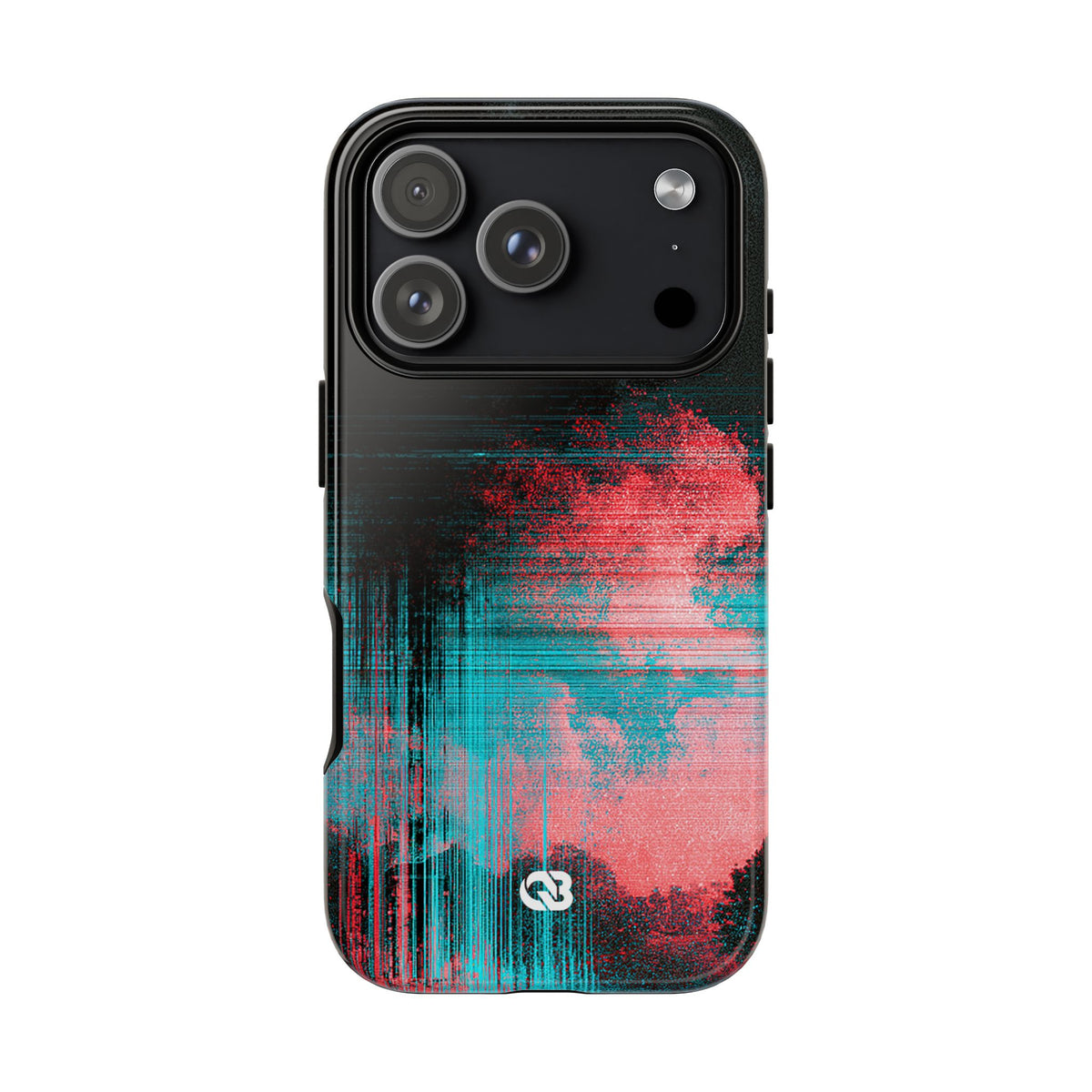 Digital Signal Drift · Tough Phone Case for iPhone · Black