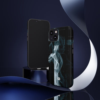 Fractured Smoke · Tough Phone Case for iPhone · Black