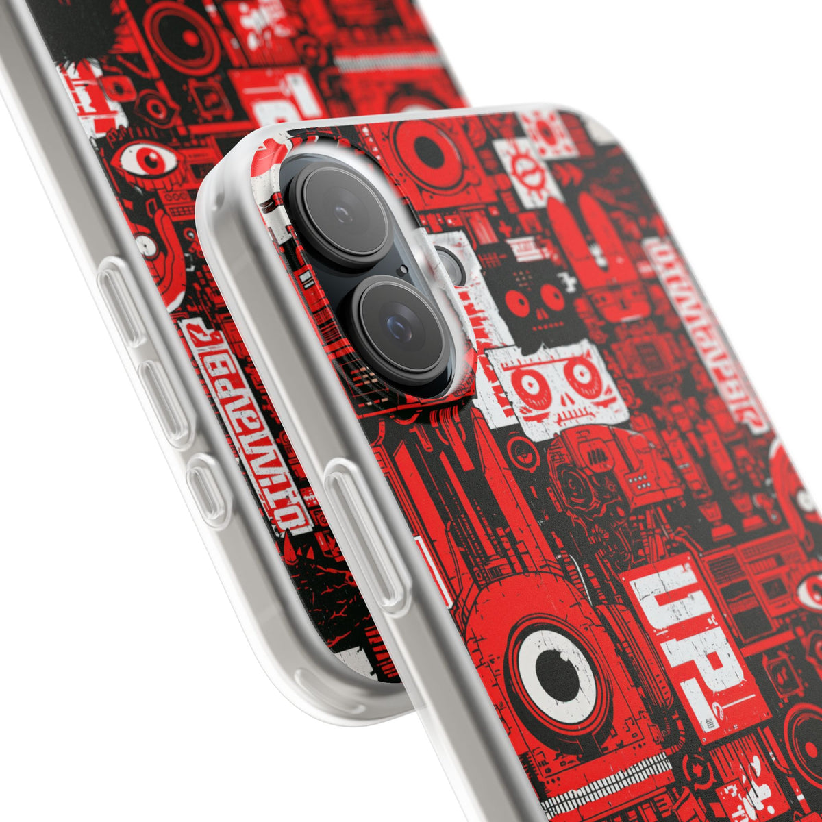 Neo Mecha Collage · Lite Phone Case for iPhone ·  Red