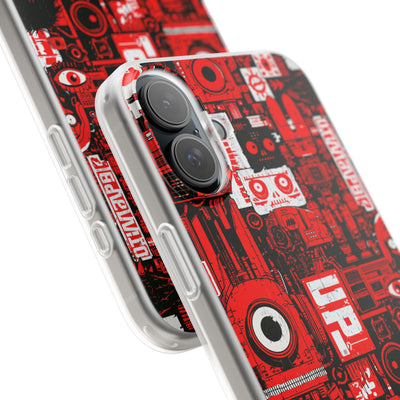 Neo Mecha Collage · Lite Phone Case for iPhone ·  Red