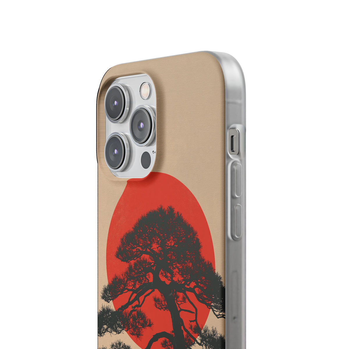 Crimson Pine Solitude · Lite Phone Case for iPhone ·  Beige