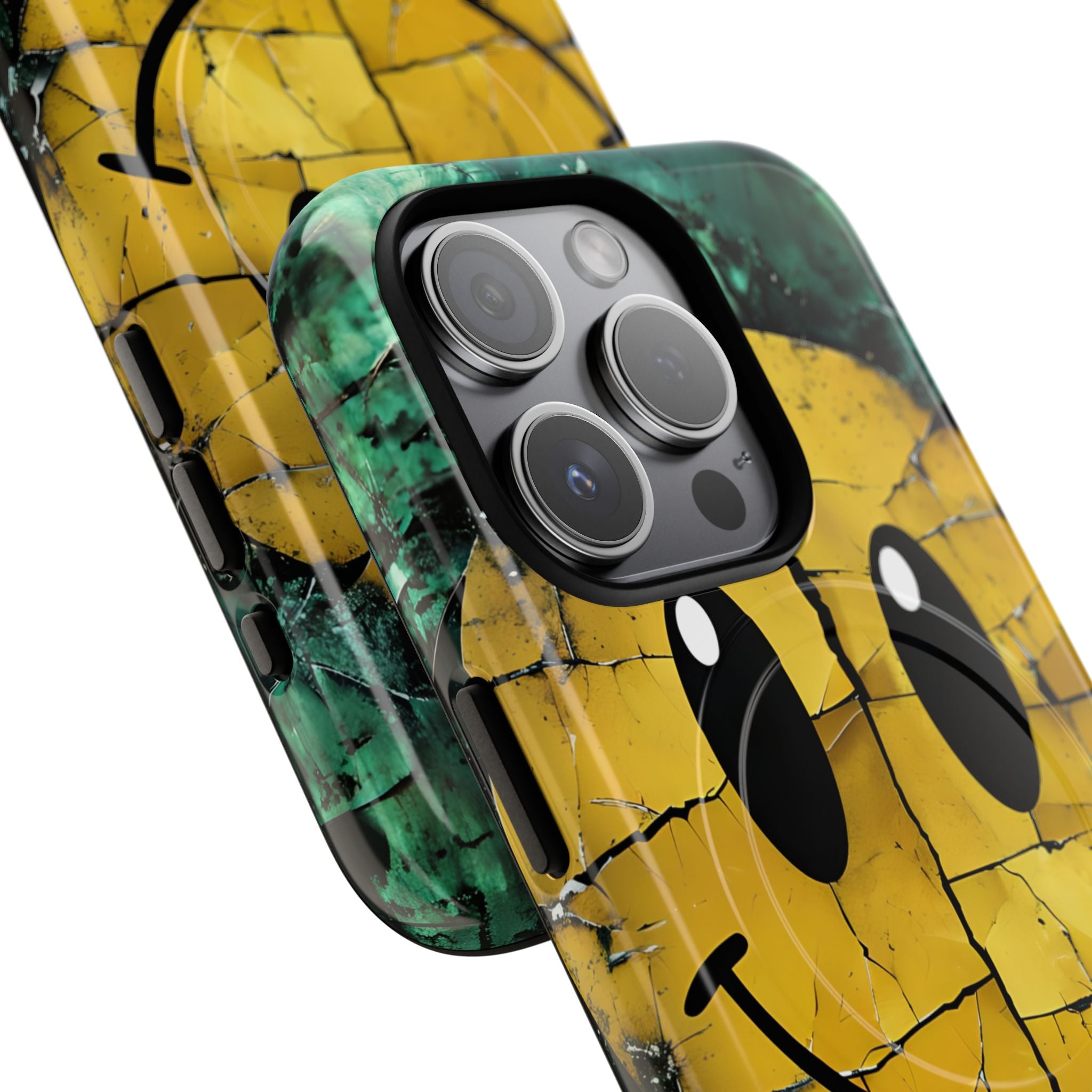 Fractured Yellow Grin · Tough+ Magsafe