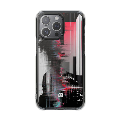 Black Impact MagSafe Phone Case for iPhone - Crimson Data Leak