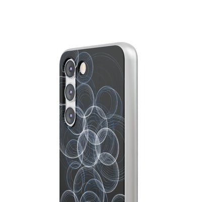 Black Lite Phone Case for Samsung - Frosted Ring Matrix