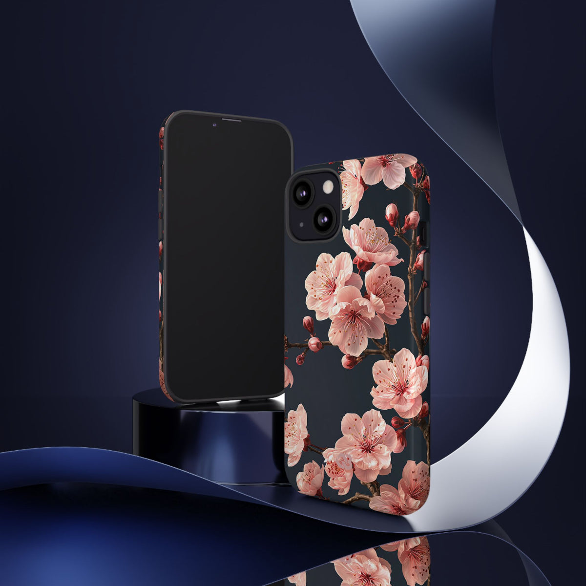 Midnight Sakura Bloom · Tough Phone Case for iPhone · Pink