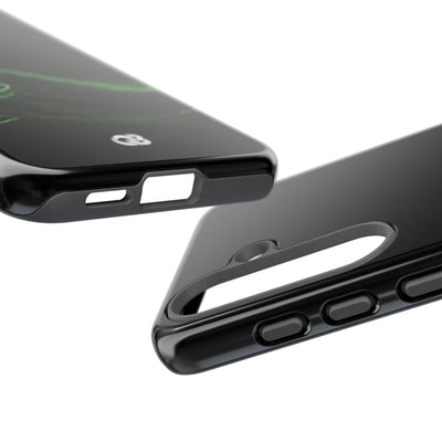 Nordic Mountain Contour · Tough Phone Case for Samsung · Black