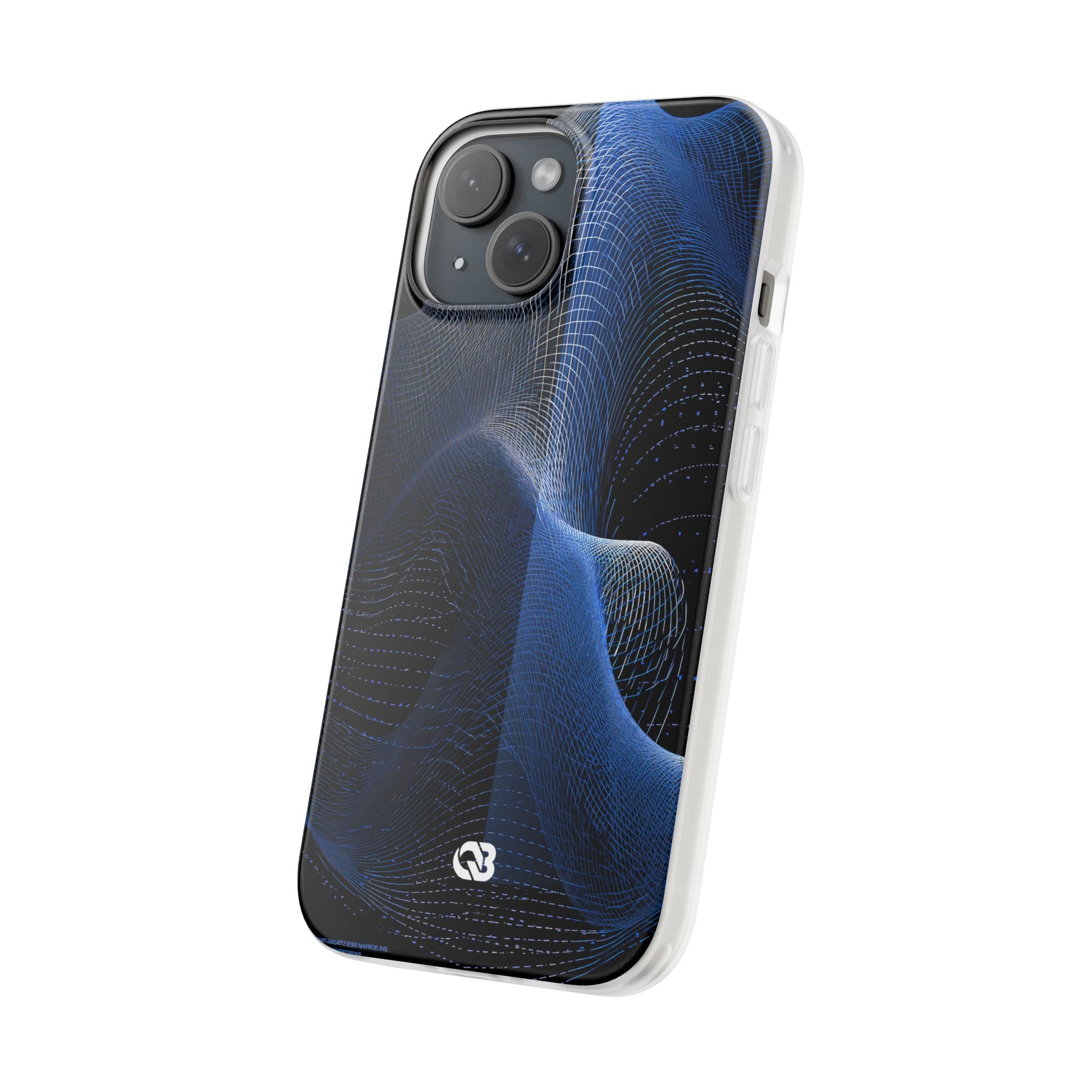 Blue Lite Phone Case for iPhone - Electric Blue Flux
