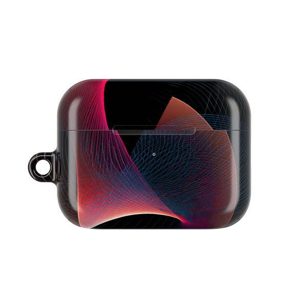 Chromatic Helix · Hard Case for AirPods & AirPods Pro · Black