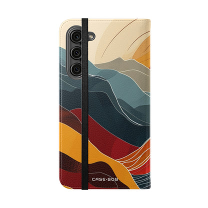 Crimson Hills - Samsung S23+ Case - Lompakko