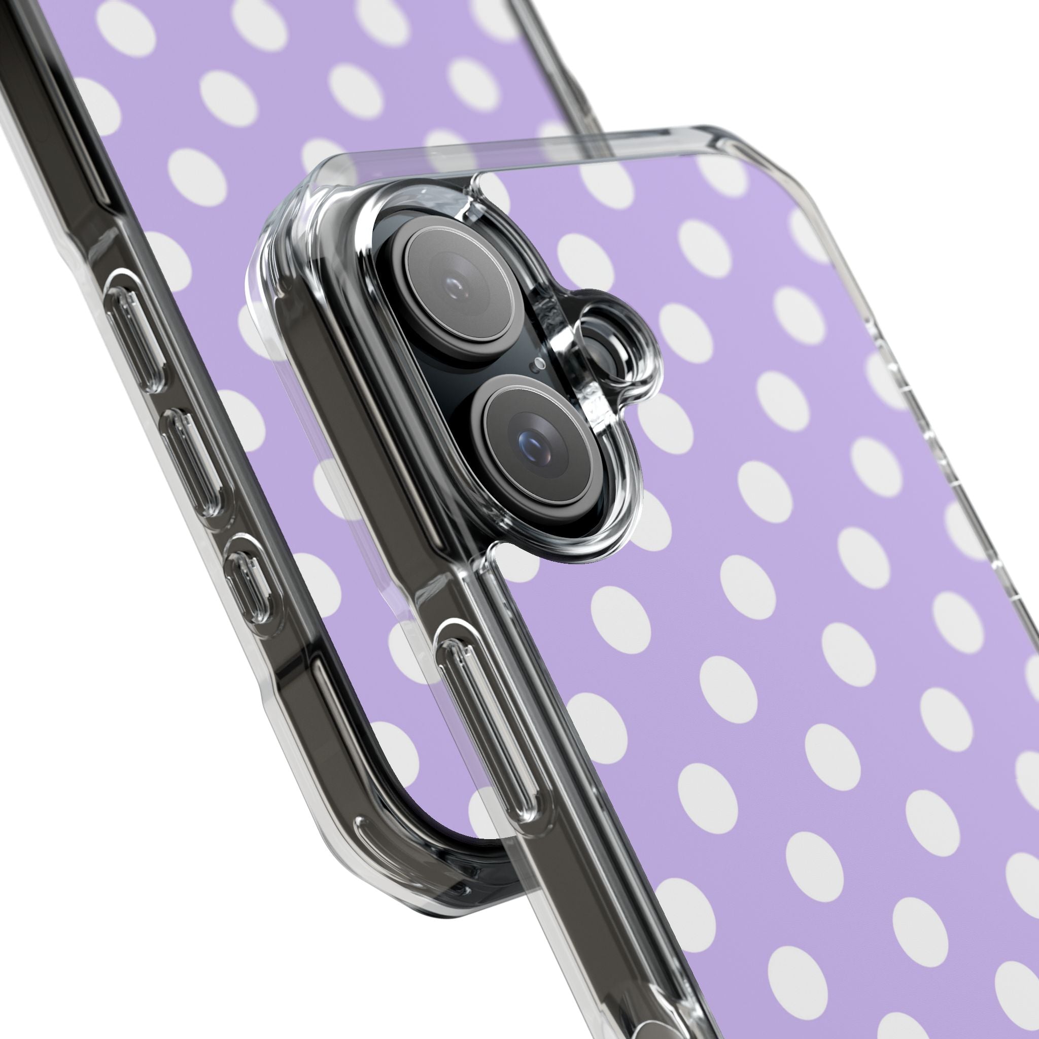 Lavender Polka Grid · Impact Phone Case for iPhone · Magsafe