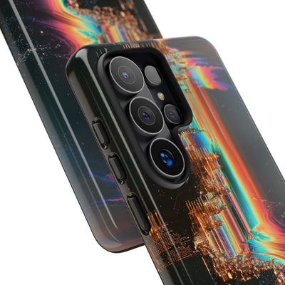 Prismatic Circuit · Tough Phone Case for Samsung · Black