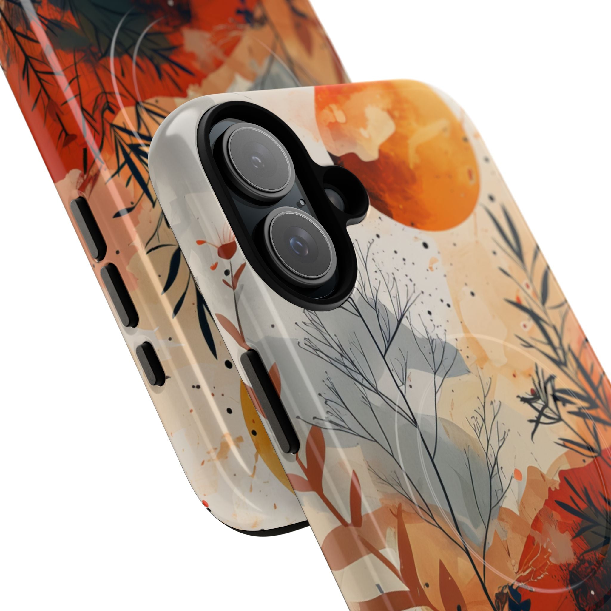 Orange Solstice iPhone 16 Plus Cover - Tough+