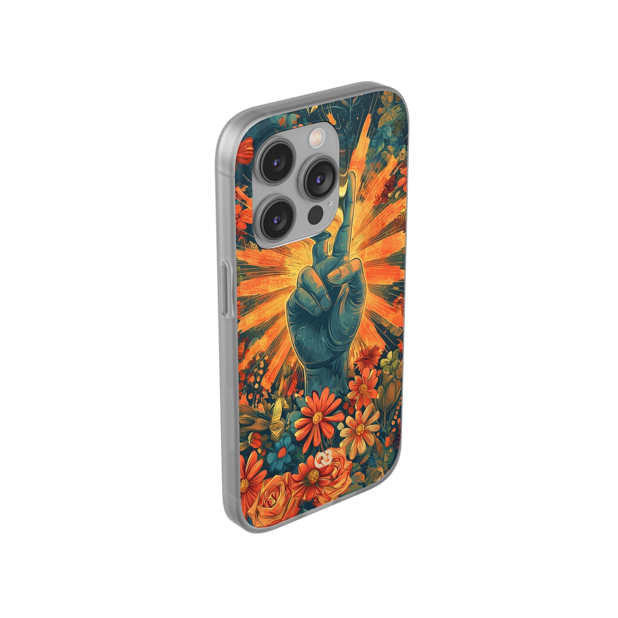 Radiant Peace Bloom · Soft Phone Case for iPhone