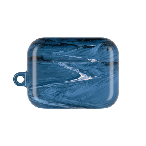 Arctic Moon Drift · Hard Case for AirPods & AirPods Pro · Blue