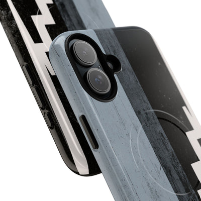 Grey Tough 2.0 Magsafe Phone Case for iPhone - Industrial Concrete Void
