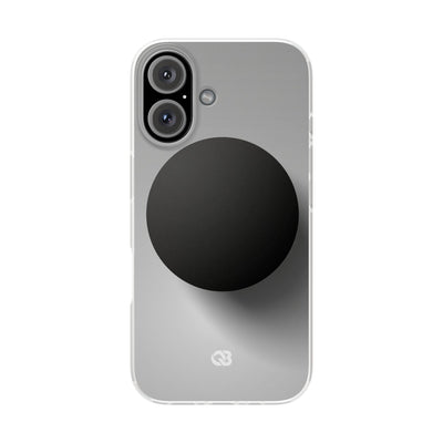 Grey Lite Phone Case for iPhone - Matte Onyx Sphere
