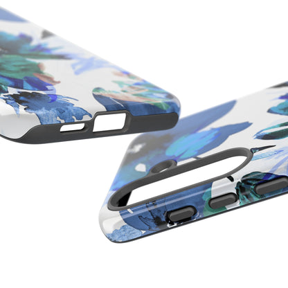 Blue Blossom Radiance Samsung S25 Plus Case - Tough