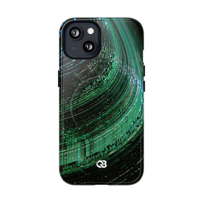 Orbital Data Stream · Tough 2.0 Magnetic Phone Case for iPhone · Green