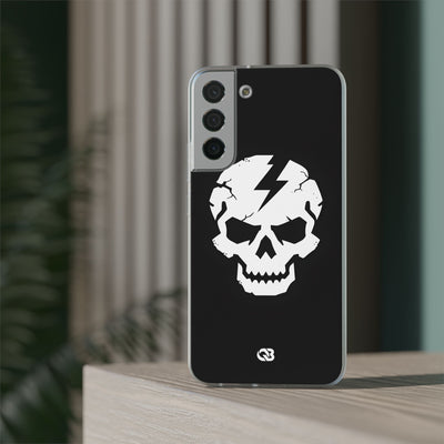 Shattered Bolt Skull · Soft Phone Case for Samsung