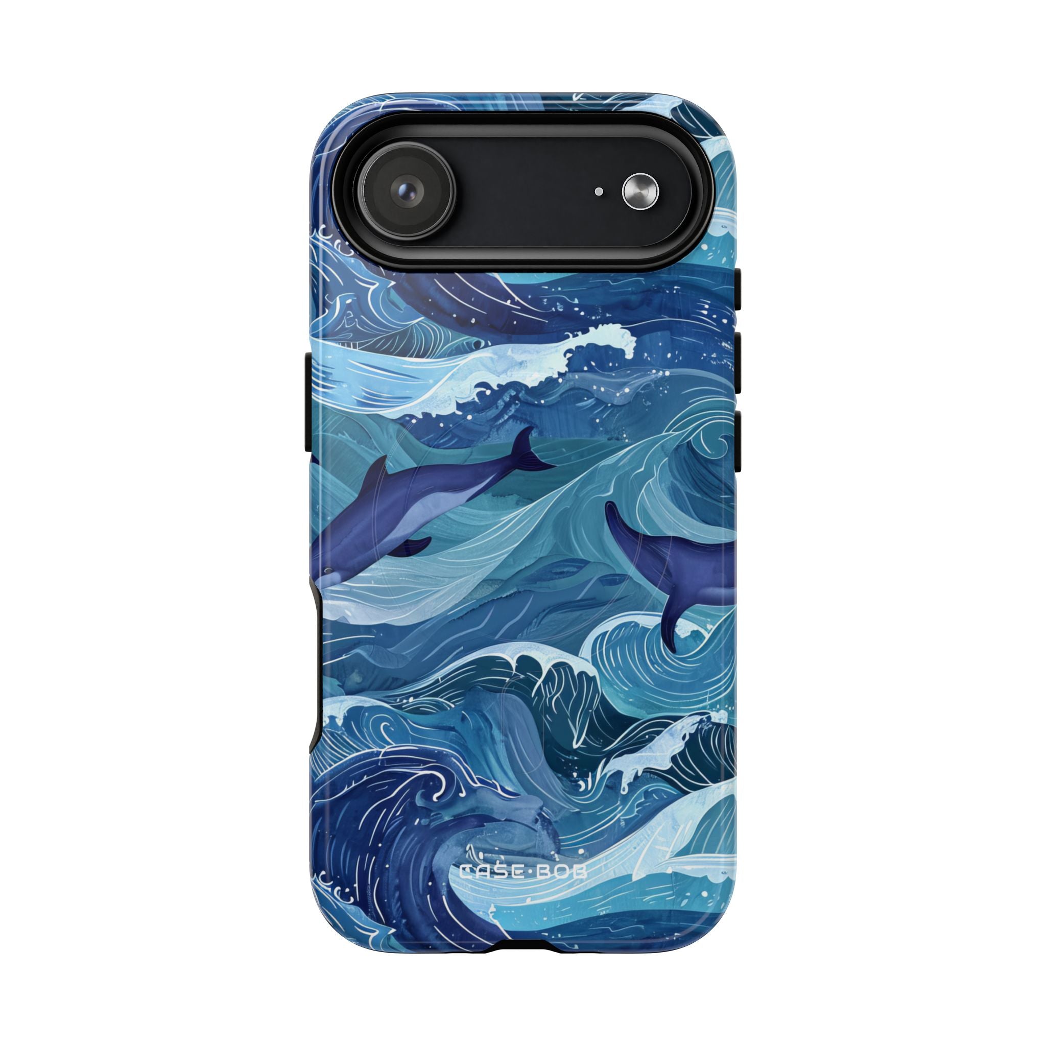 Dolphin Waves iPhone 17 Air Case - Tough+ - CASE•BOB
