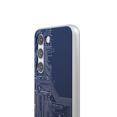 Blue Lite Phone Case for Samsung - Cobalt Data Stream