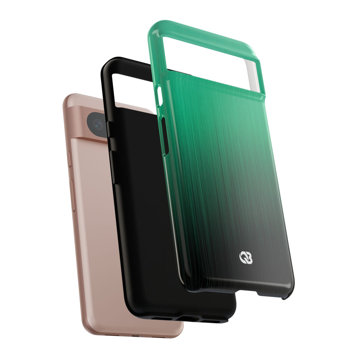 Emerald Cascade · Tough Phone Case for Pixel ·  Green