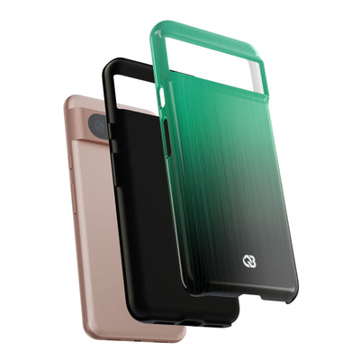 Emerald Cascade · Tough Phone Case for Pixel ·  Green