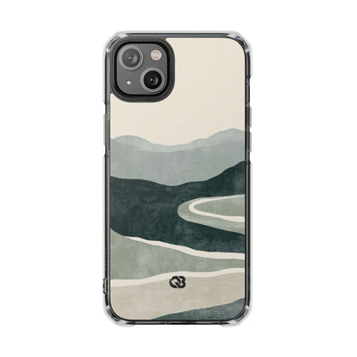 Green Impact MagSafe Phone Case for iPhone - Misty Sage Valley