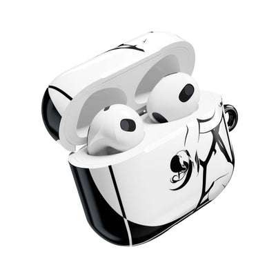 Nocturne Orchid Bloom · Hard Case for AirPods & AirPods Pro · Black