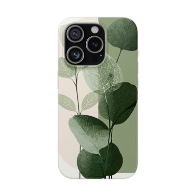 Layered Eucalyptus Study · Lite Phone Case for iPhone ·  Green
