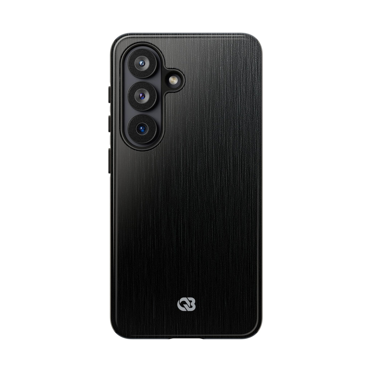 Obsidian Brushed Steel · Tough Phone Case for Samsung · Black