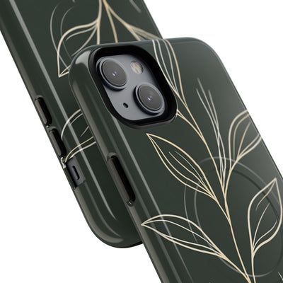 Green Tough 2.0 Magsafe Phone Case for iPhone - Deep Moss Willow