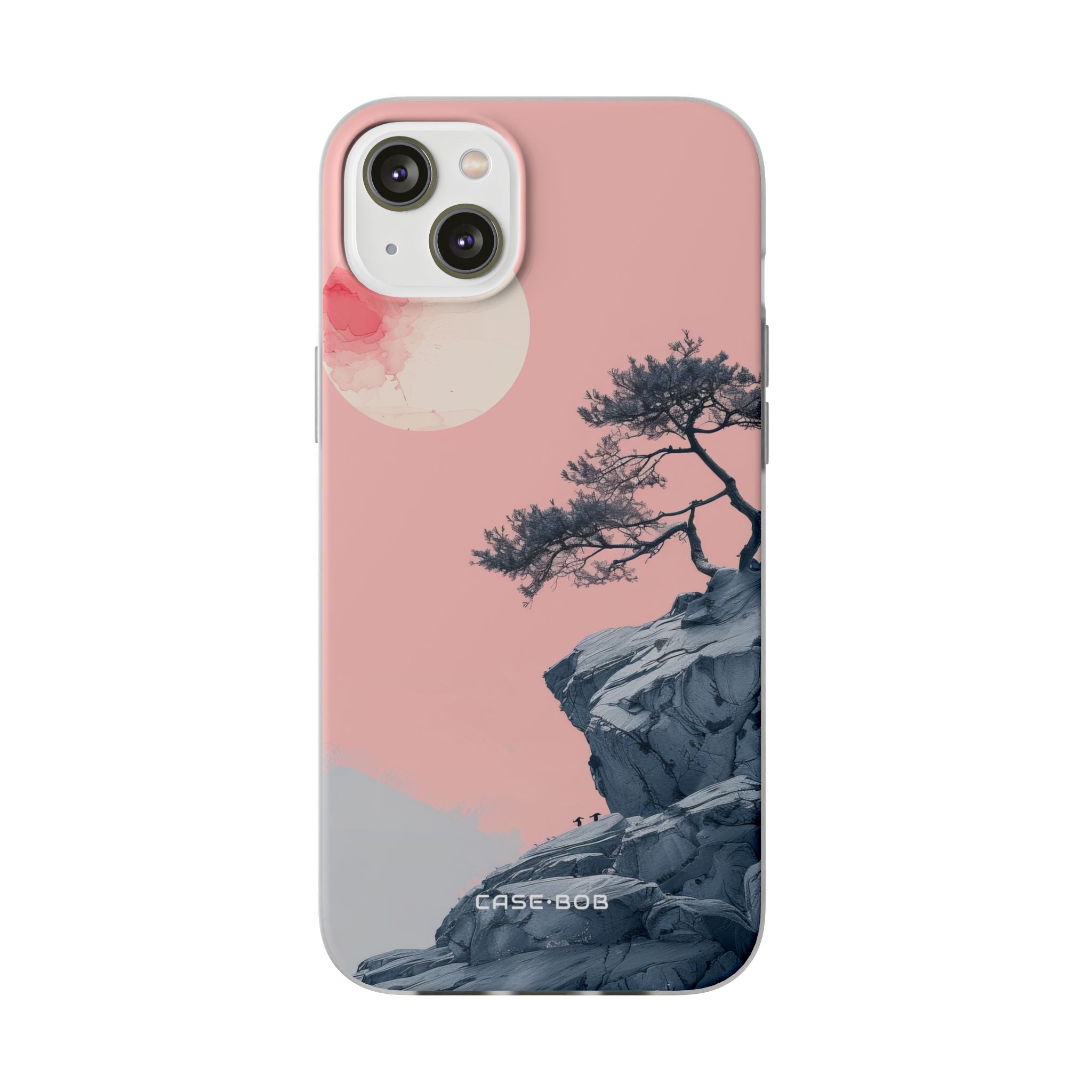 Crimson Moon Tree iPhone 14 Plus Case - Soft