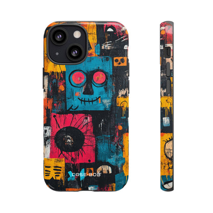 Blue Stitch Smile iPhone 13 Mini Case - Tough