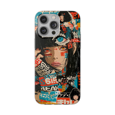 Shibuya Street Collage · Lite Phone Case for iPhone ·  Red