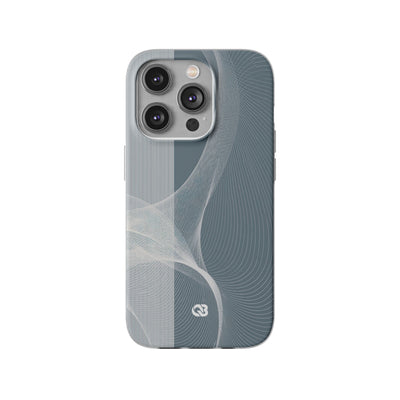 Grey Lite Phone Case for iPhone - Slate Mesh Horizon
