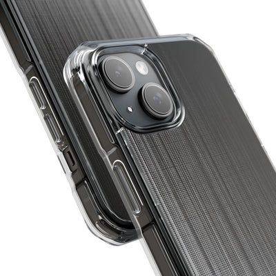 Grey Impact MagSafe Phone Case for iPhone - Static Vertical Dither