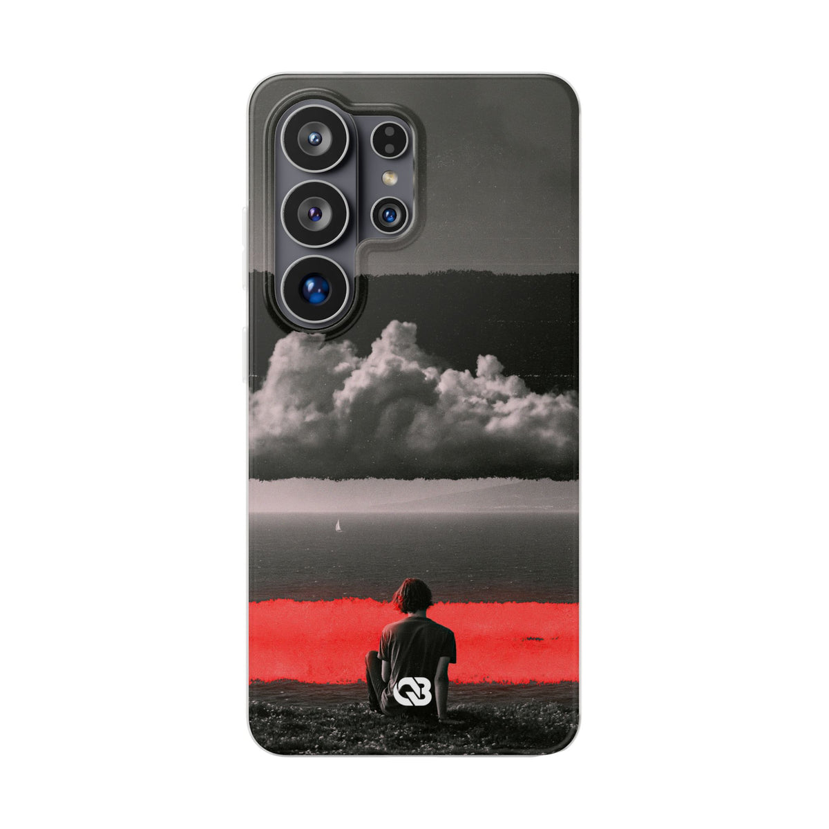 Crimson Horizon · Lite Phone Case for Samsung · Black