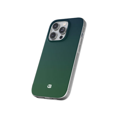 Green Lite Phone Case for iPhone - Midnight Pine Horizon
