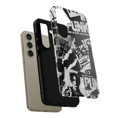Underground Punk Collage · Tough Phone Case for Samsung · Black