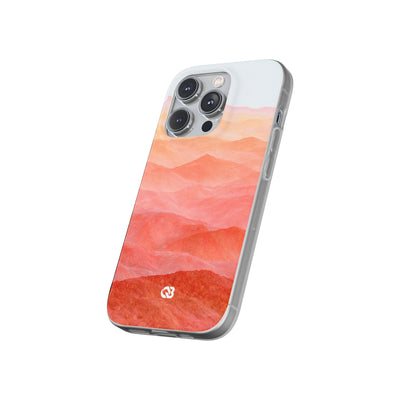 Alpenglow Ridge Vista · Lite Phone Case for iPhone ·  Orange