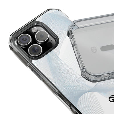 White Impact MagSafe Phone Case for iPhone - Arctic Line Current