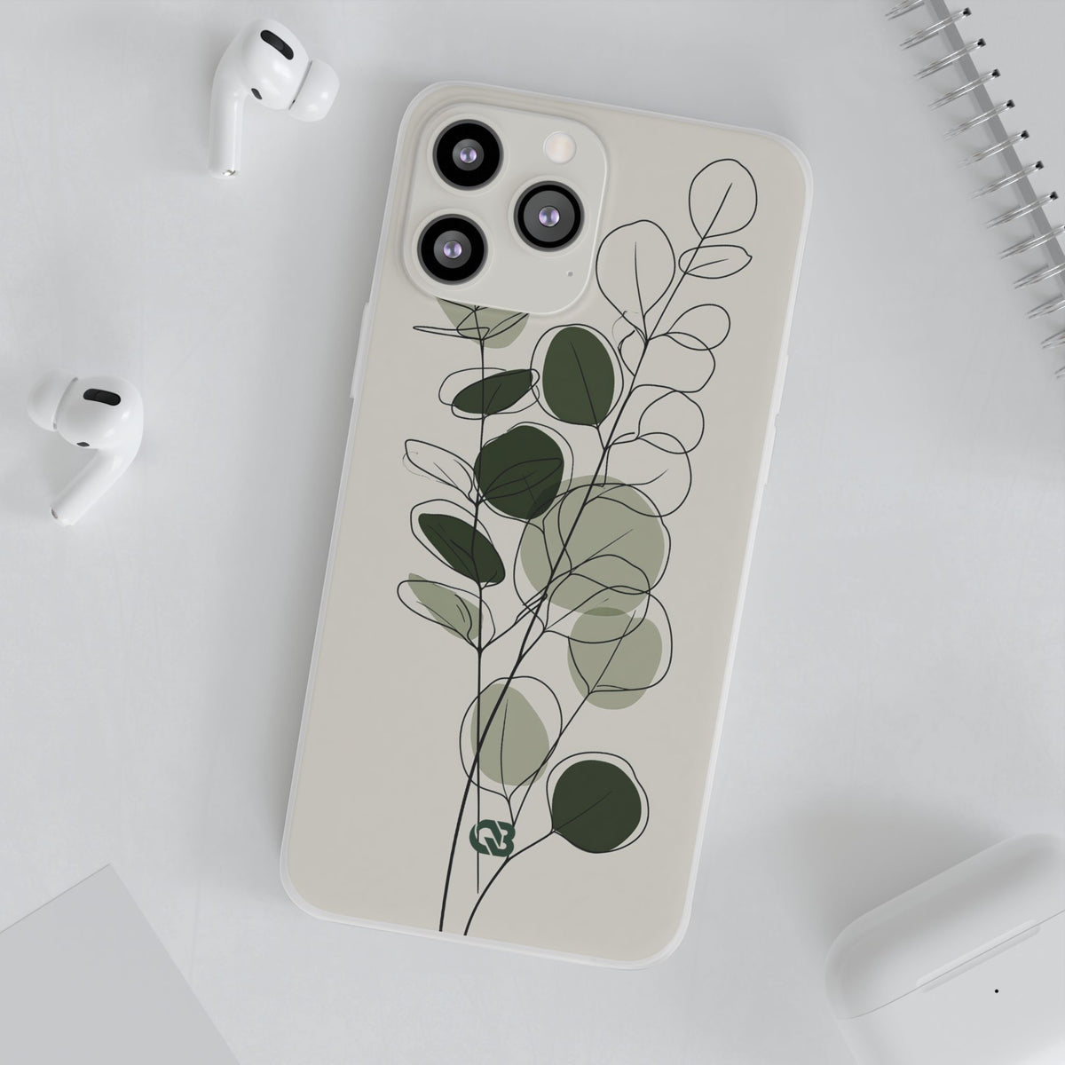 Eucalyptus Foliage Study · Lite Phone Case for iPhone ·  Green