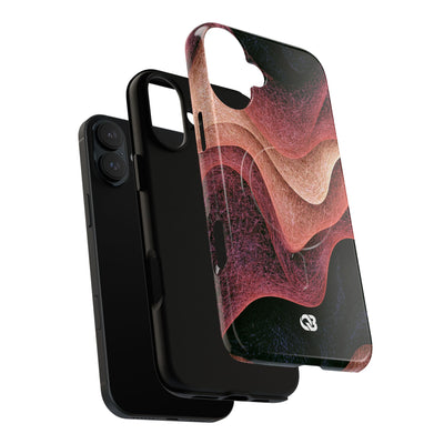 Rose Contour Waves · Tough 2.0 Magnetic Phone Case for iPhone · Pink