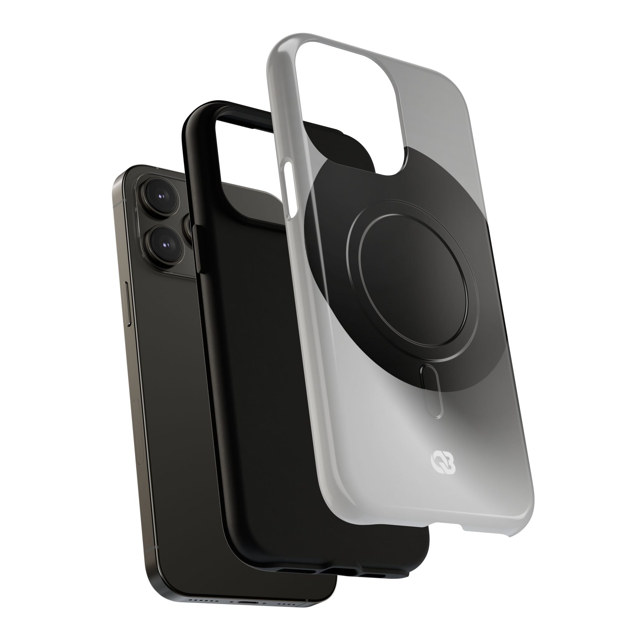 Grey Tough 2.0 Magsafe Phone Case for iPhone - Matte Onyx Sphere