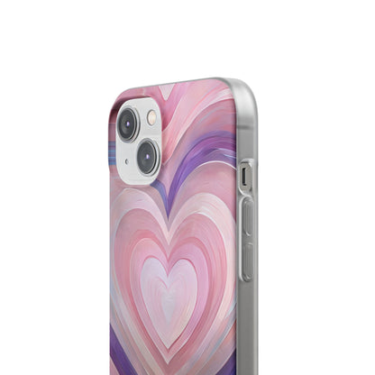Radiant Heartbrush iPhone 14 Case - Soft