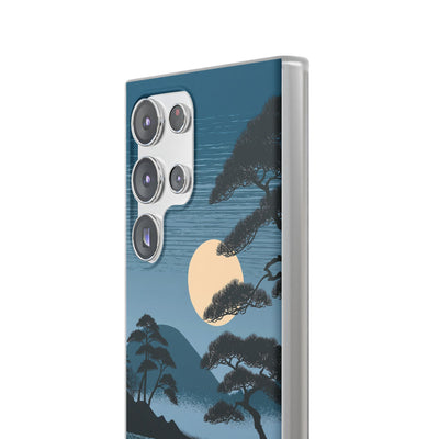 Blue Lite Phone Case for Samsung - Midnight Kyoto Pine