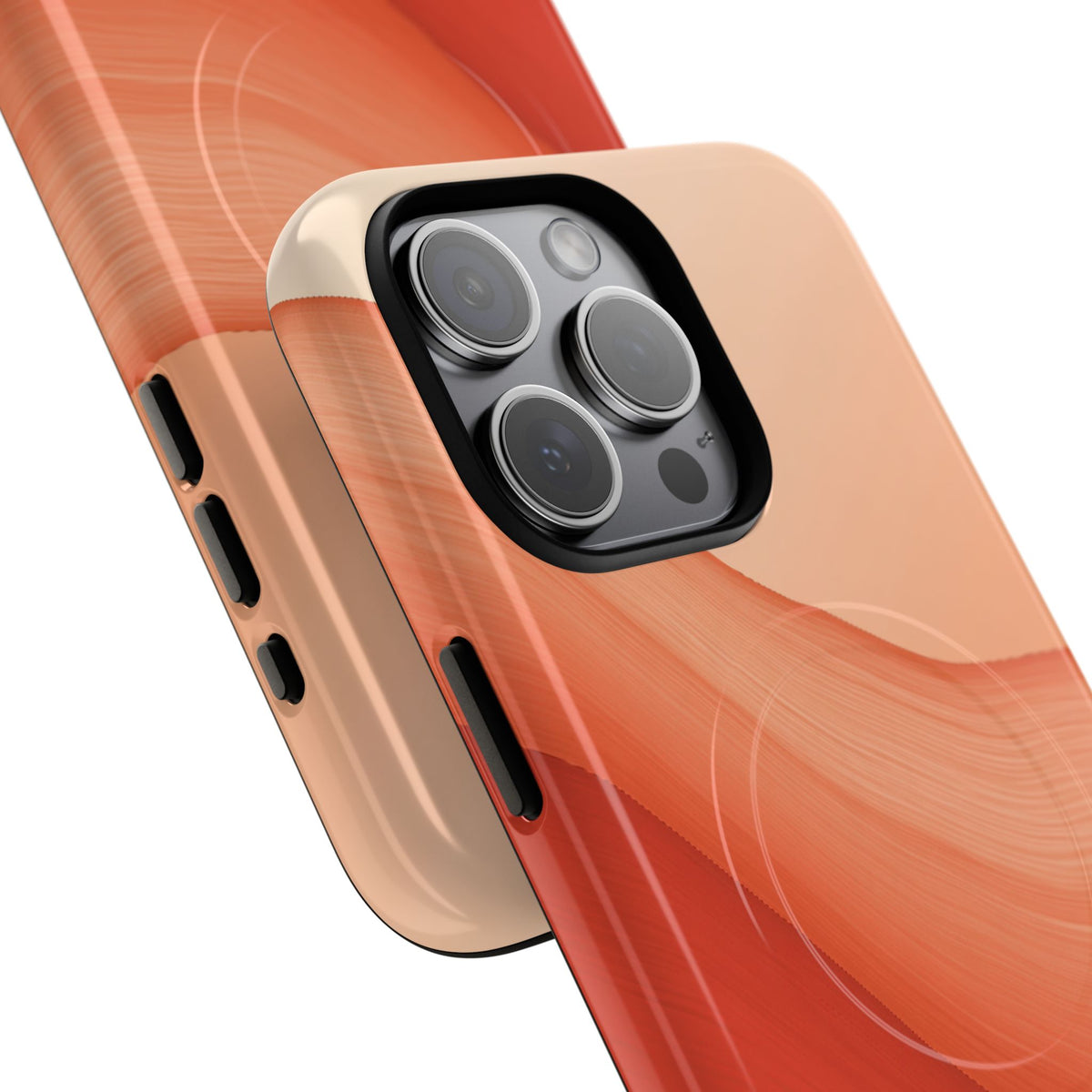 Terracotta Flow · Tough 2.0 Magnetic Phone Case for iPhone · Orange