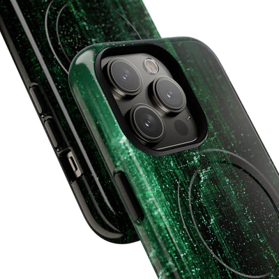 Emerald Void · Tough 2.0 Magnetic Phone Case for iPhone · Green